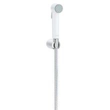 Set dus Grohe Tempesta-F Trigger Spray 30 26356IL0, 1 jet, suport de perete, Argintiu/Alb