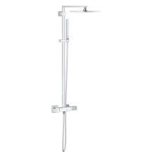 Sistem de dus cu termostat Grohe Euphoria Cube 230 XXL, montare aparenta, para dus inclusa, 2 functii, Crom