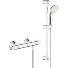 Set dus Grohe Grohtherm 1000 Baterie termostatata si set de dus cu bara 60 cm