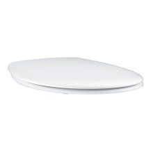Colac WC Grohe Bau 39493000, SoftClose, functie eliberare rapida, Duroplast, include set fixare, Alb