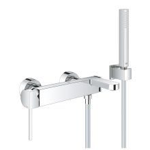 Baterie cada Grohe Plus 33547003, monocomanda, cartus ceramic, divertor, aerator, limitator, para de dus inclusa, crom
