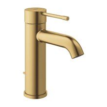 Baterie lavoar Grohe Essence, Monocomanda, marimea S, pipa fixa, Brushed Cool Sunrise