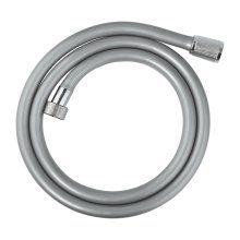 Furtun de dus Grohe Relexaflex 28150001, 1.25 m, presiune maxima 5 bar, Argintiu