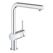 Baterie pentru spalator Grohe Minta 32168000, monocomanda, cartus ceramic, pipa pivotanta, marimea L, Crom
