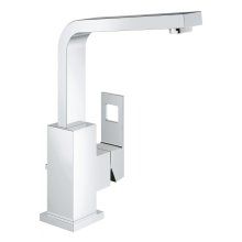 Baterie pentru lavoar Grohe Eurocube 23135000, monocomanda, pipa pivotanta, debit ajustabil, Crom