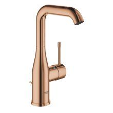 Baterie lavoar Grohe Essence 32628DA1, monocomanda, pipa inalta tip L, limitator debit, Warm Sunset