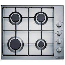 Plita incorporabila Hansa BHGI62018, Gaz, 4 Arzatoare, Aprindere electrica, Inox