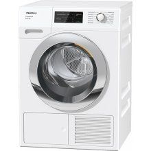 Uscator de rufe Miele TEJ 675 WP, Pompa de caldura, 9 kg, Clasa A+++, WiFi, EcoDry, Alb