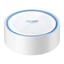 Senzor smart pentru apa Grohe Sense 22505LN1, APP, WiFi, baterie, semnal sonor, Alb
