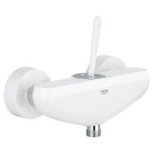 Baterie dus Grohe Eurodisc Joy 23430LS0, 1/2, aparenta, monocomanda, protectie reflux, cartus ceramic, Alb