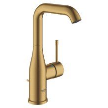 Baterie lavoar Grohe Essence 24174GN1, 3/8 inch, marimea L, pivotanta, cartus ceramic, ventil cu tija, mat, Cool sunrise