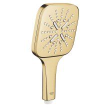 Para de dus Grohe SmartActive 130 Cube 26582GN0, 3 pulverizari,  debit 9.5 L, Brushed Cool Sunrise