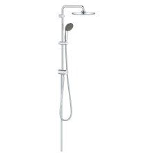 Sistem de dus Grohe Vitalio Start System 250 26817000, montare pe perete, diverter, limitator de debit, sistem anti-calcar, Crom