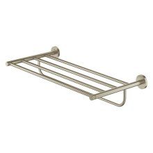 Suport prosop Grohe Essentials 40800EN1, 600 mm, 5 suporti, montare pe perete, fixare ascunsa, mat, Nickel