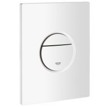 Placa de actionare WC Grohe Nova Cosmopolitan 38765SH0, dubla spalare, reversibila, 156 x 197 mm, Alb