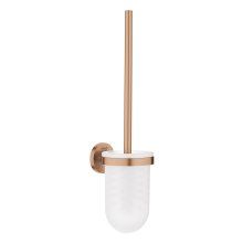 Perie WC Grohe Essentials 40374DL1, suport perie, fixare ascunsa, sticla, metal, mat, warm sunset