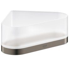 Raft de colt Grohe Selection 41038AL0, montare pe perete, fixare ascunsa, ABS/Metal, mat, Hard graphite