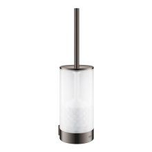 Set perie WC Grohe Selection 41076A00, montare pe perete, fixare ascunsa, sticla/metal, lucios, Hard Graphite