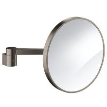Oglinda barbierit Grohe Selection 41077AL0, pivotanta, factor marire 7X, fixare ascunsa, mat, Hard graphite