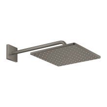 Set para dus 26564AL0, brat fix, 1 jet, patrata, limitator de debit, sistem anti-calcar SpeedClean, Antracit mat
