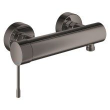 Baterie dus Grohe Essence 33636A01, 1/2, monocomanda, aparenta, cartus ceramic, limitator, lucios, Hard Graphite