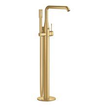 Baterie de cada Grohe Essence 23491GN1, montare pe podea, 1/2 inch, monocomanda, include set de dus, pivotanta, o pulverizare, necesita set fixare, mat, Cool sunrise