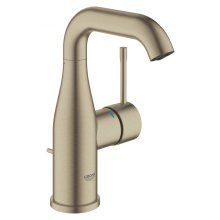 Baterie lavoar Grohe Essence 23462EN1, 3/8, marimea M, monocomanda, pivotanta, set evacuare, mat, Nickel