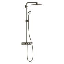 Sistem de dus Grohe Euphoria SmartControl 310 26507AL0, termostat, 310 mm, aparent, butoane push&turn, anti-oparire, anti-calcar, ajustabil, lucios, mat, Gard Graphite