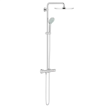 Sistem de dus Grohe Euphoria 310 26384000, aparent, termostat, 3 functii, 310 mm, AquaDimmer, anti-oparire, anti-calcar, Crom