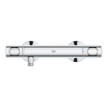 Baterie dus Grohe Precision Flow 34840000, 1/2, aparenta, termostat, protectie oparire, EcoButton, filtru impuritati, Crom