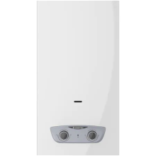 Incalzitor instant gaz pentru apa Ariston FAST R X ONM 11 LPG, tiraj natural, 11 l/min, GPL, NTC, control electronic, senzor siguranta / debit, Alb