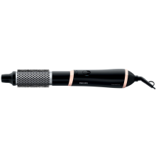 Perie cu aer cald Philips Essential Care Airstyler HP8661/00, 800 W, ThermoProtect, 3 accesorii, Negru