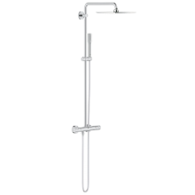 Sistem de dus Grohe Vitalio Joy 26365000, 1/2, aparent, termostat, dus fix 230 mm, 1 pulverizare, anti-oparire, EcoButton, Crom