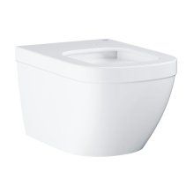 Vas WC Grohe Euro Ceramic 39328000, suspendat, evacuare orizontala, Triple Vortex, Rimless, ceramica sanitara, Alb