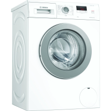 Masina de spalat rufe Bosch WAJ24063BY, Spalare 8 kg, EcoSilence Drive, 1200 RPM, Clasa C, Functie reincarcare, Super Quick 30, Alb