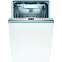 Masina de spalat vase incorporabila Bosch SPV6ZMX23E, 10 seturi, 6 programe, Clasa C, Home Connect, 45 cm, Alb
