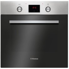 Cuptor incorporabil Hansa Fine Design BOEI68461, display, butoane retractabile, 8 functii, grill, ventilator, 62 L, clasa A, inox