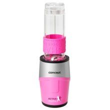 Smoothie maker Concept SM3383, 570 ml, Siguranta, Anti-alunecare, Roz