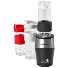 Mini Blender Concept SM-3385, 500 W, 23000 rpm, Smoothie, 2 recipiente 570 ml, 1 recipient 400 ml, Fara BPA, Negru