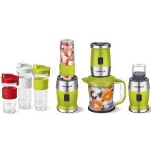 Miniblender + tocator Concept SM3393, 700W, 1.2 l, 3 recipiente tritan, 2 x 570 ml, 1 x 400 ml, Verde