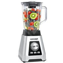 Blender Concept SM-3410, 1000 W, Vas Sticla 1,5l, 16 Viteze, Ice crush, Smoothie, 22000 rpm, functie impuls, Gri