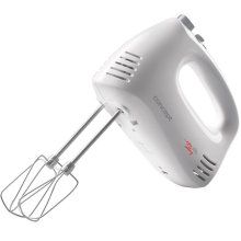 Mixer de mana Concept SR3130, 300 W, 5 viteze, functie Turbo, 4 palete, Alb