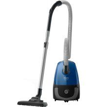 Aspirator cu sac Philips PowerGo FC8245/09, 750 W, Eticheta Energetica AAA, Filtru Antialergic, Tub Telescopic, Albastru