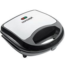 Sandwich Maker Concept SV3030, 700W, Maner rece, Triughiuri, Inox