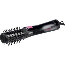 Perie rotativa Rowenta CF9522F0, 1000 W, 2 perii incluse, invelis Keratin and Shine, Negru/Violet