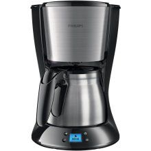 Cafetiera Philips Daily Collection HD7470/20, 1000 W, 1.2 l, 15 cesti, Negru/Inox