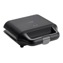 Sandwichmaker Concept SV3050, 700 W, 3 in 1, 3 seturi de placi interschimbabile , placi cu suprafata anti-aderenta, Negru