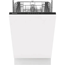 Masina de spalat vase incorporabila GORENJE GV52040, 9 seturi, 5 programe, 45 cm, Clasa E, Alb