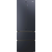 Side by side Haier HFW7720ENMB, 477 l, Total NoFrost, Motor Inverter, Conectivitate WiFi + Bluetooth, Display, Multiflow column, Super Cooling, Super Freezing, Clasa E, H 201 cm, Negru