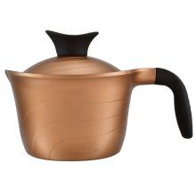 Oala pentru lapte Neoklein MP18, diametru 18 cm, capacitate 2.4 L, aluminiu turnat, invelis anti-aderent, Auriu